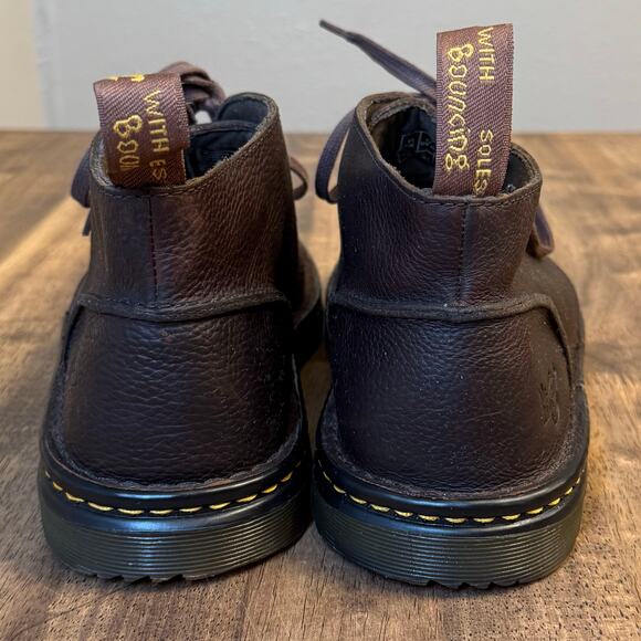 Doc Martens Men’s Sussex Chukka Ankle Boot Show Pebble Leather Brown US 12 EU 46 - Picture 4 of 10